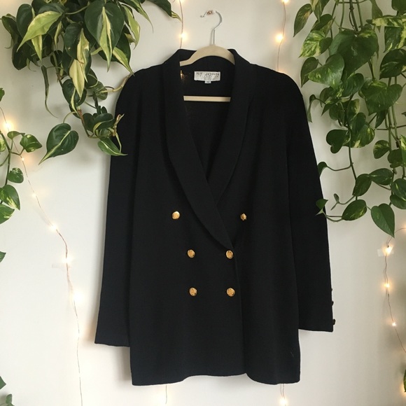 St. John Sweaters - ✨ St. John Navy Cardigan ✨